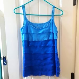 *Make An Offer* Ombre Blue NY&C Tank Size S